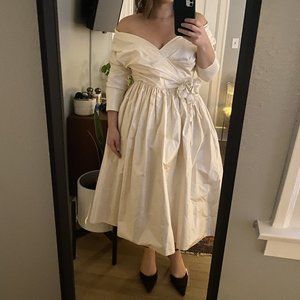 NWT - Vintage Dolce & Gabbana Silk Wedding Dress